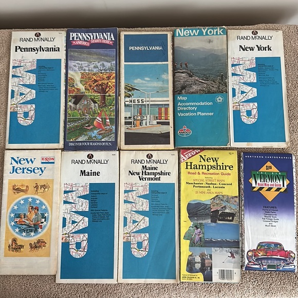 Vintage Rand McNally Road Atlases & State Road Maps - Picture 8 of 11
